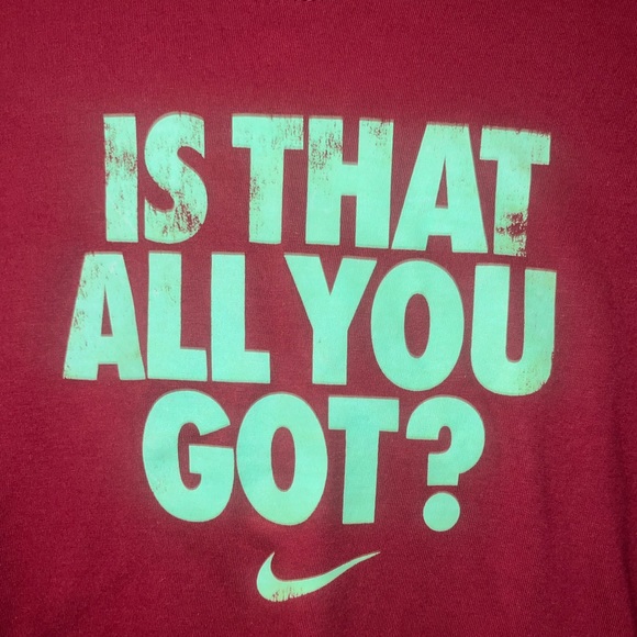 Women’s Nike “Is That All You Got?” Slim Fit Tee. Size XL. - Picture 2 of 4